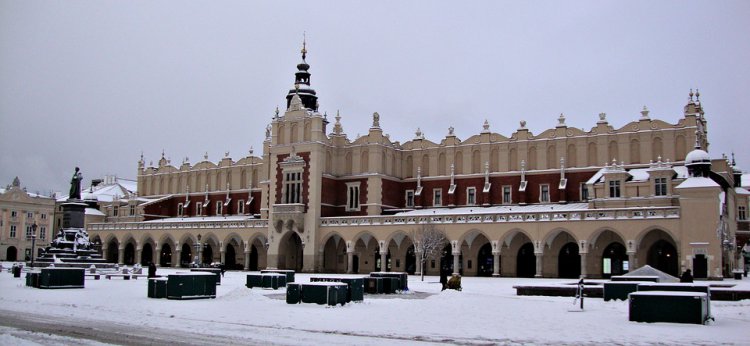 Cracow in winter